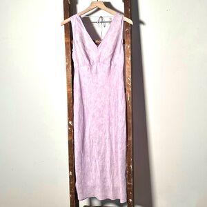 Vintage 100% Silk Effortless Lavender Dress
